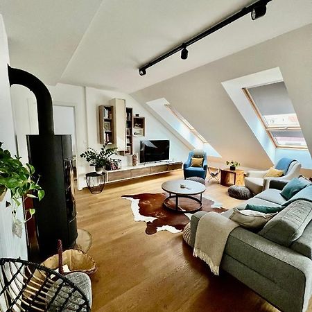 Bl - The Penthouse, 24Hr Self Check-In, 2 Bedrooms, Fireplace, Ac, Panoramic View From Main Balcony, 3-Minute Walk To City Center Banská Bystrica Exterior foto